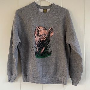 Vintage pig sweatshirt